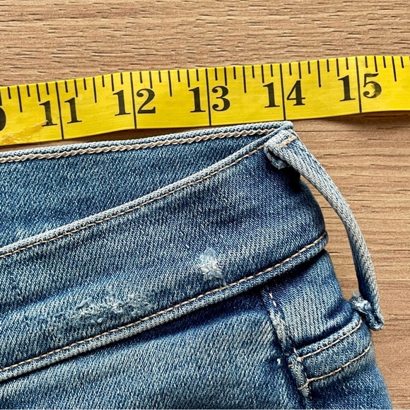 Mother 26 Tripper Ankle Fray Distressed jeans play like a pirate denim women’s - Picture 10 of 16